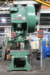 1998 Minster Model #7 Flywheel Type OBI Punch Press (#4600)