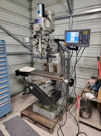 Sharp LMV-42 w/Acu-Rite Millpower 2-Axis CNC Vertical Knee Mill (#4945)