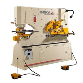New Geka Hydracrop 110S Hydraulic Ironworker (#5177)