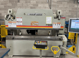 2009 Accurpress 71008 CNC Hydraulic Press Brake (#5815)