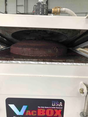 Garnet Slurry Residue in VacBOX