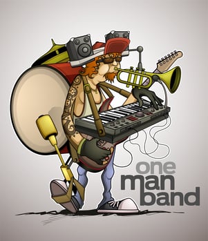 You don't want a piece of machinery that's a one-man band.