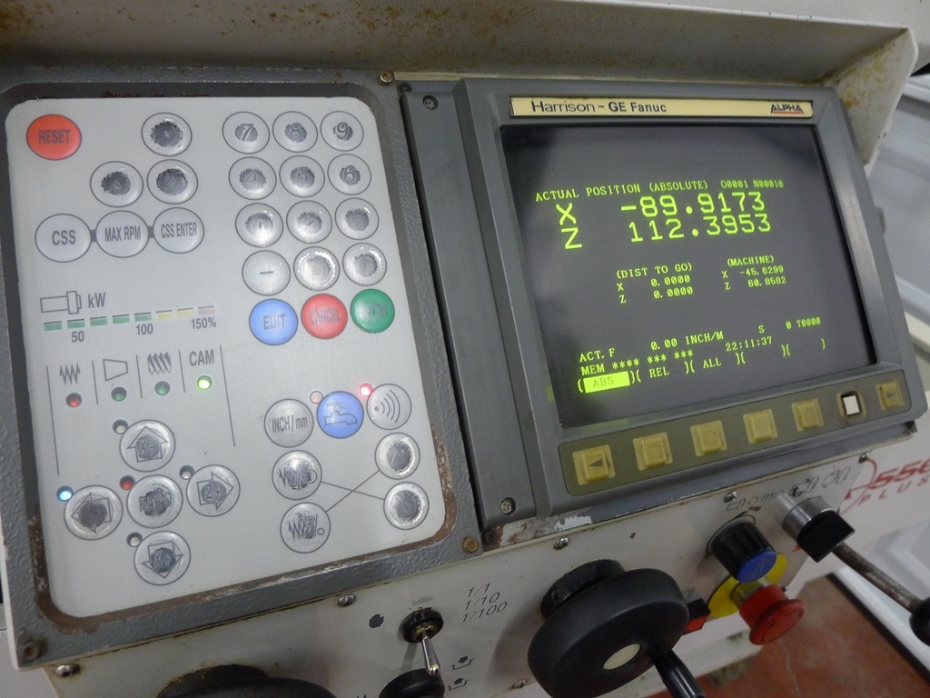 1997 Harrison Alpha 550 CNC Turning Center (#1362)