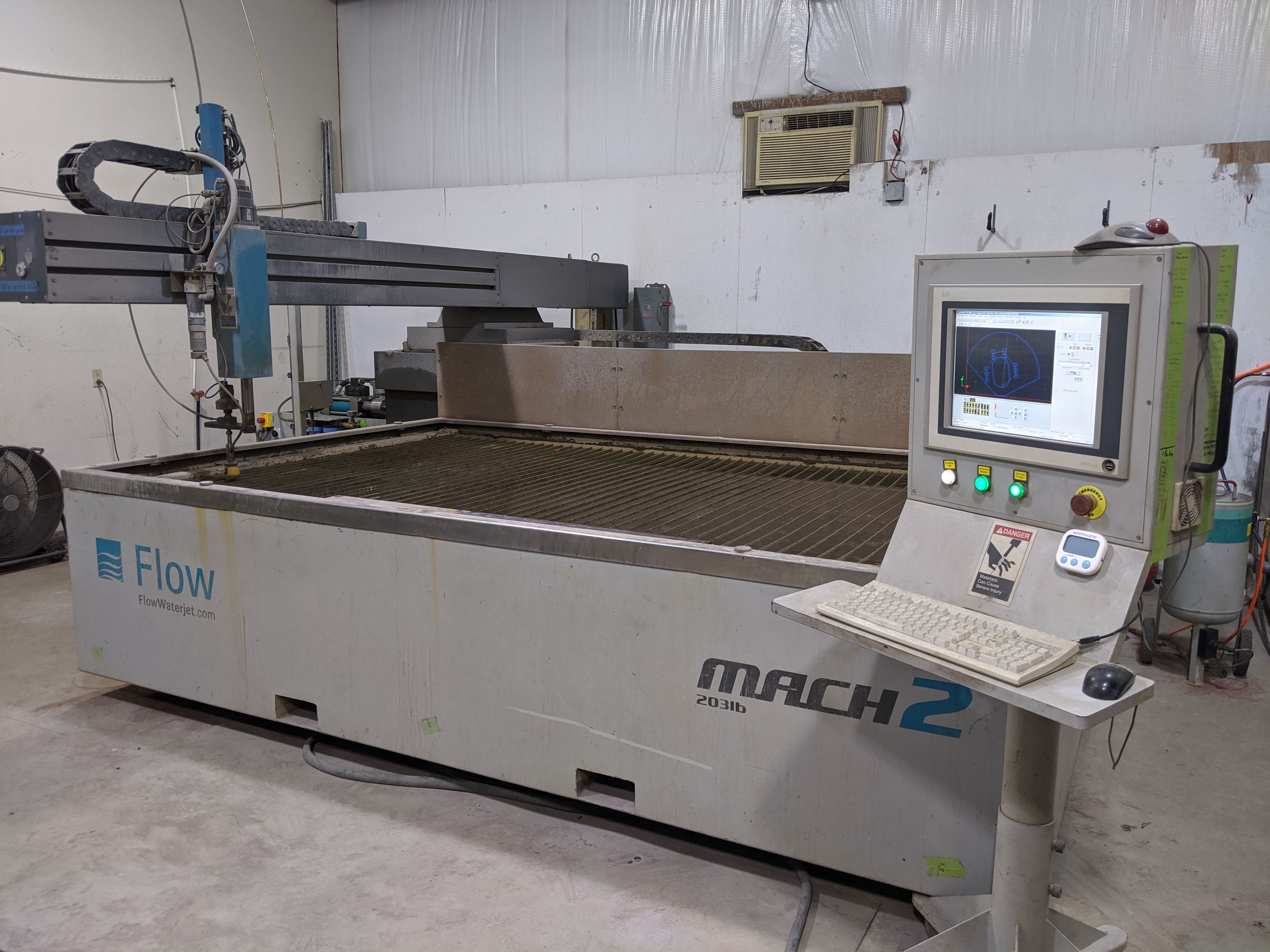 2014 Flow Mach 2B Waterjet Cutting System (#3866)