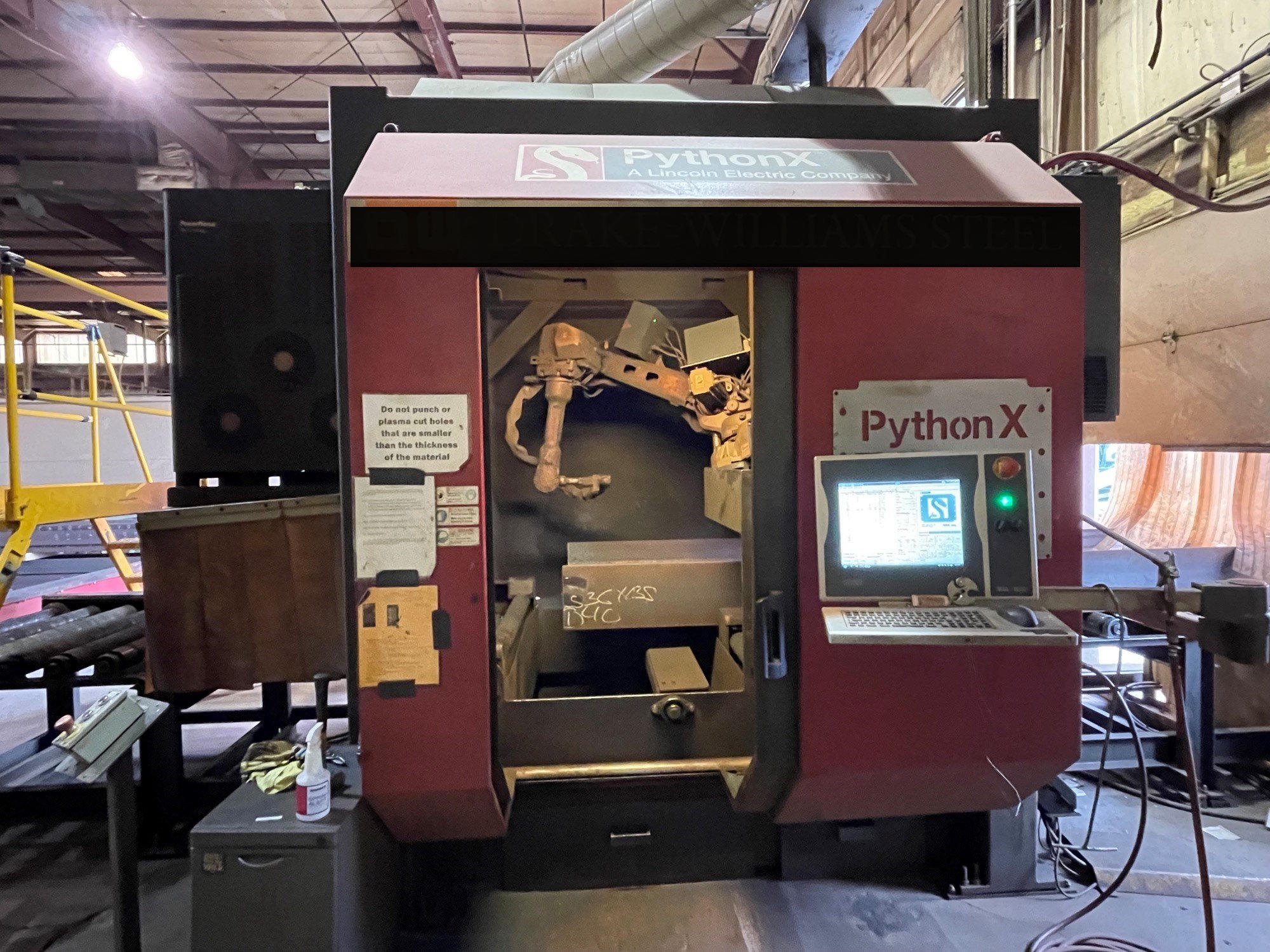 2016 PythonX Robotic Plasma Beam Coping System (#4215)