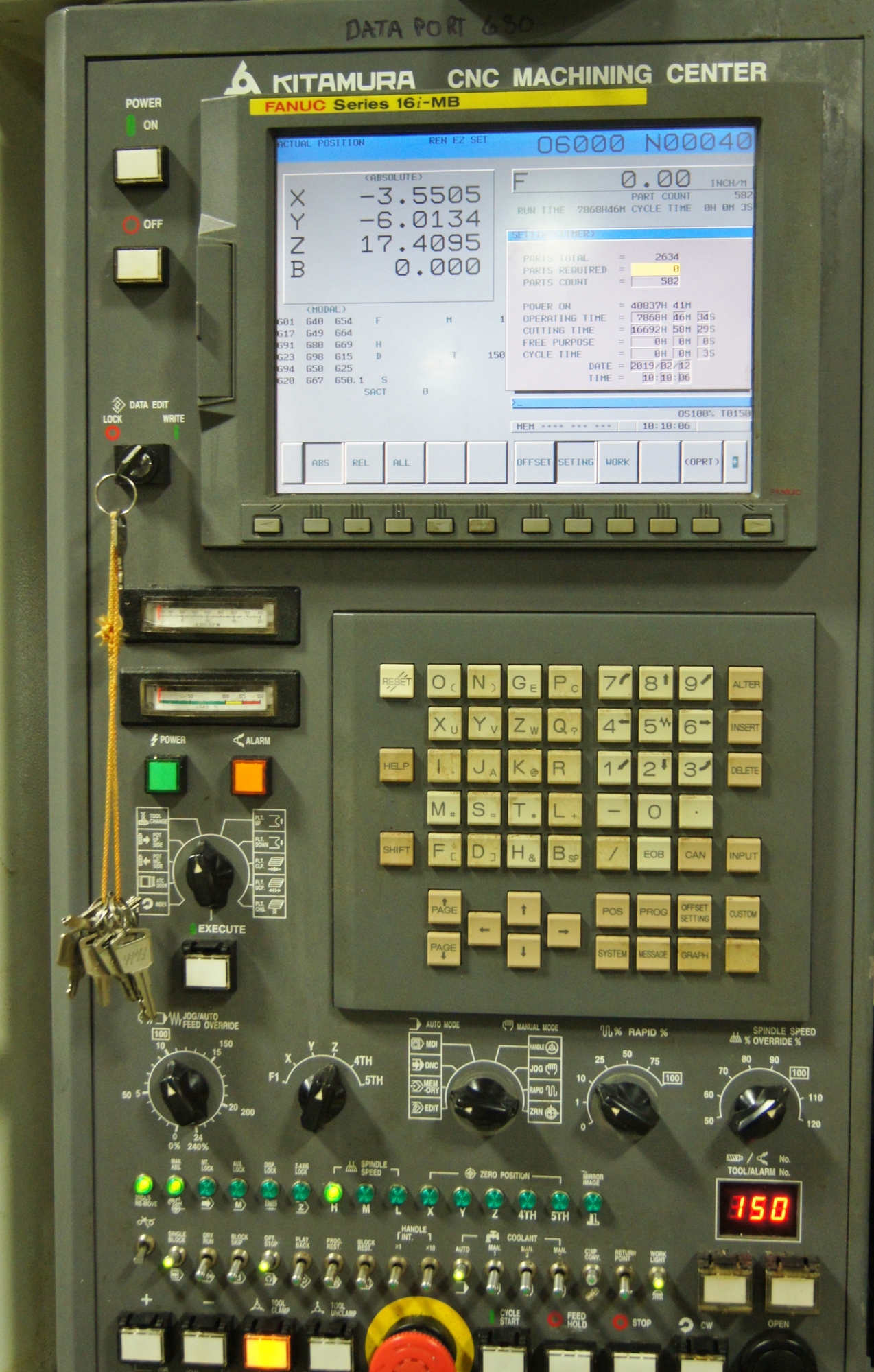 2010 Kitamura Mycenter HX-1000 Horizontal Machining Center (#4237)