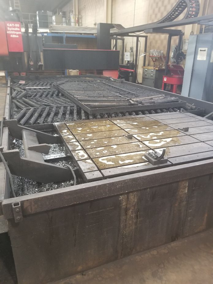 2008 Kinetic K5000XMC Plasma/Drilling/Milling Plate Processing System ...