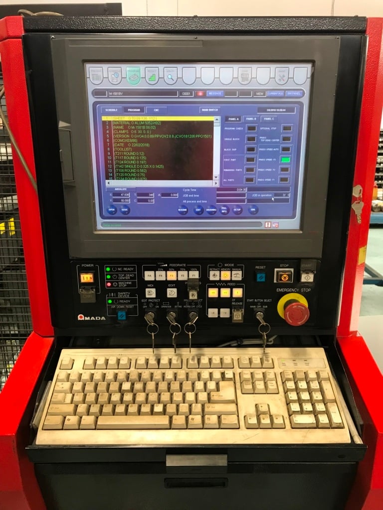 2008 AMADA AC255NT CNC Turret Punching System (#2034)